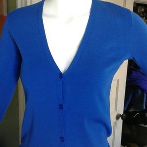 New black label  Ralph Lauren Blue cardigan xs